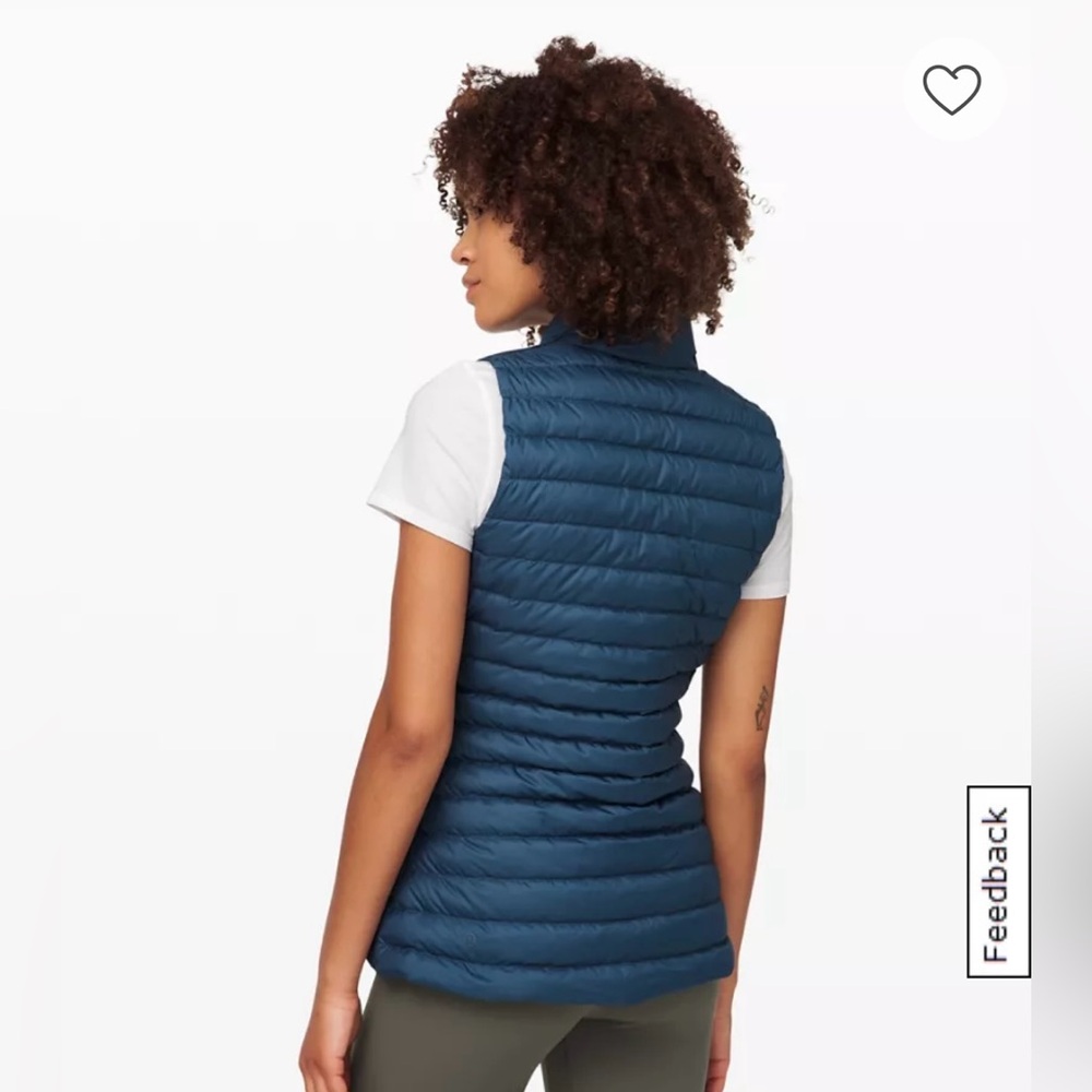 Lululemon - Blue Pack It Down Vest - size 12 - Lightweight